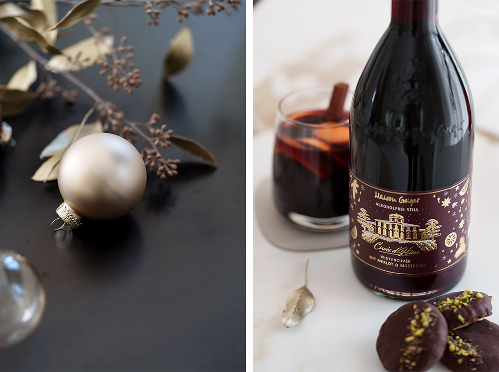 Festliche Weihnachtsgetränke: Genuss ohne Kompromiss Weihnachtsgetraenke Alkoholfreier Gluehwein Kugeln